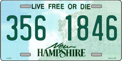 NH license plate 3561846