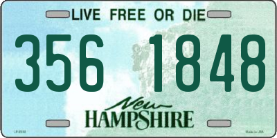 NH license plate 3561848