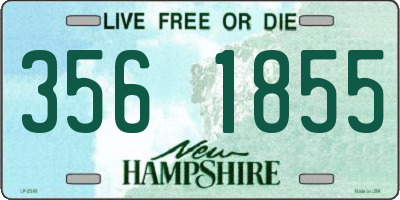 NH license plate 3561855