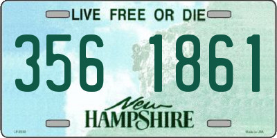 NH license plate 3561861