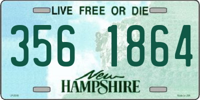 NH license plate 3561864