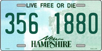 NH license plate 3561880