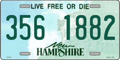 NH license plate 3561882