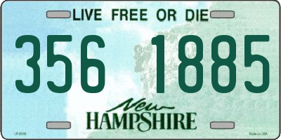 NH license plate 3561885
