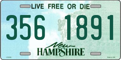 NH license plate 3561891