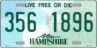 NH license plate 3561896