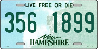 NH license plate 3561899