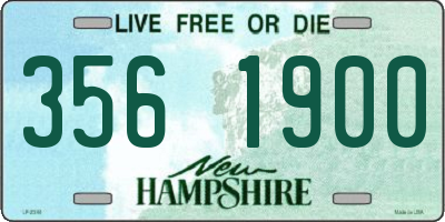 NH license plate 3561900