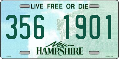 NH license plate 3561901