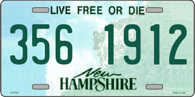 NH license plate 3561912