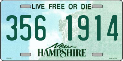 NH license plate 3561914