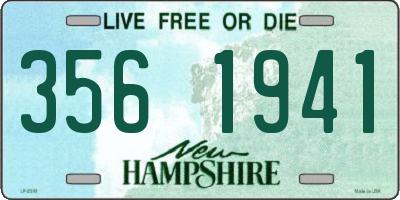 NH license plate 3561941