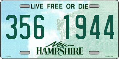 NH license plate 3561944