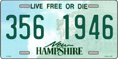 NH license plate 3561946