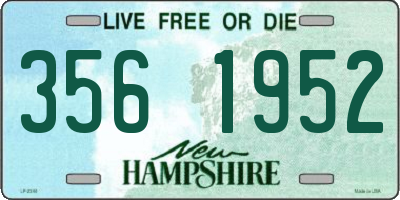 NH license plate 3561952