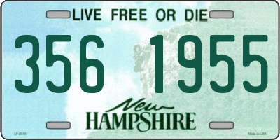 NH license plate 3561955