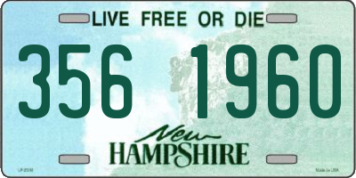 NH license plate 3561960