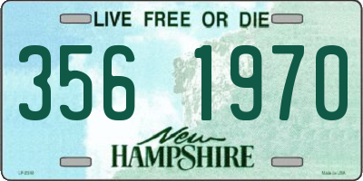 NH license plate 3561970