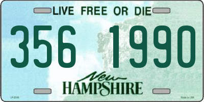 NH license plate 3561990