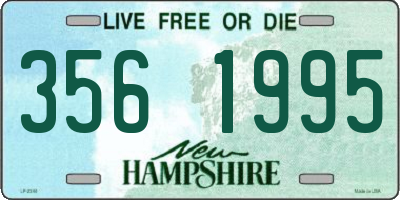 NH license plate 3561995