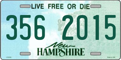 NH license plate 3562015