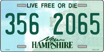 NH license plate 3562065