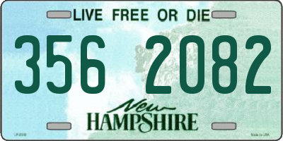 NH license plate 3562082