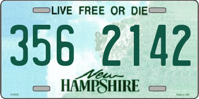 NH license plate 3562142