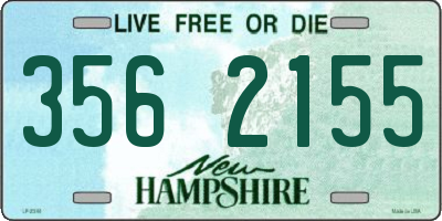 NH license plate 3562155
