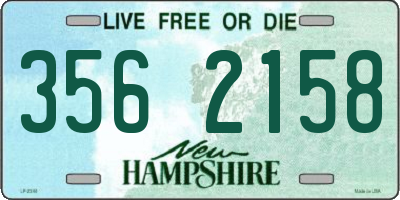 NH license plate 3562158