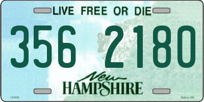 NH license plate 3562180