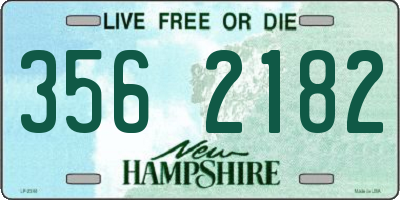 NH license plate 3562182