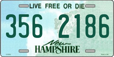 NH license plate 3562186