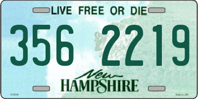 NH license plate 3562219