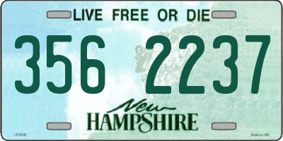 NH license plate 3562237