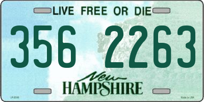 NH license plate 3562263