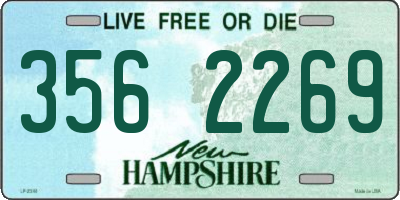 NH license plate 3562269