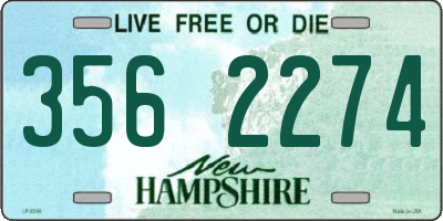 NH license plate 3562274