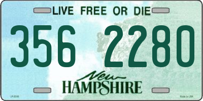 NH license plate 3562280