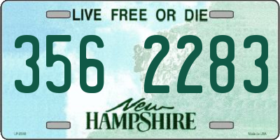 NH license plate 3562283
