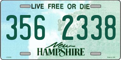 NH license plate 3562338