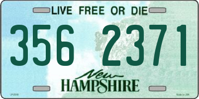 NH license plate 3562371