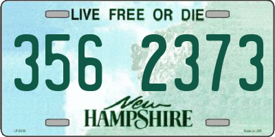 NH license plate 3562373