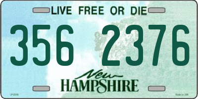 NH license plate 3562376