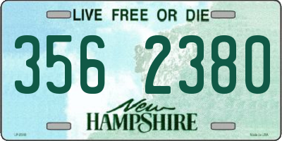 NH license plate 3562380