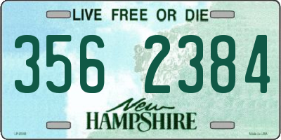NH license plate 3562384