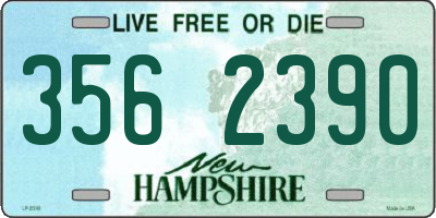 NH license plate 3562390