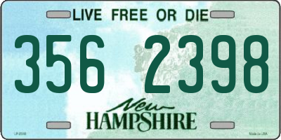 NH license plate 3562398
