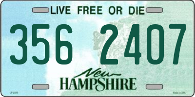 NH license plate 3562407