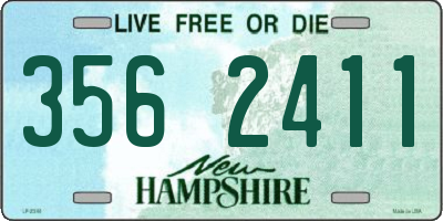 NH license plate 3562411